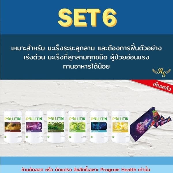 พอลลิตินสำหรับมะเร็ง เซ็ต6